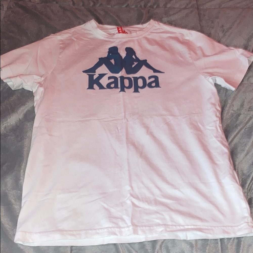 White kappa tee